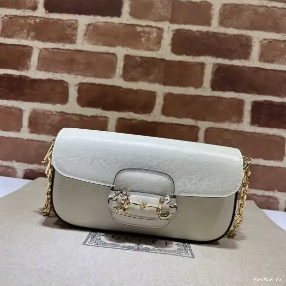 First bag ru bag-23.5*13*7cm Horsebit Gucci 1955 shoulder small 0703